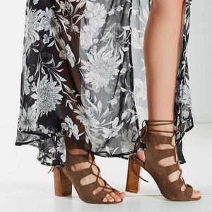 Jeffrey Campbell Allow Lace-Up Heels